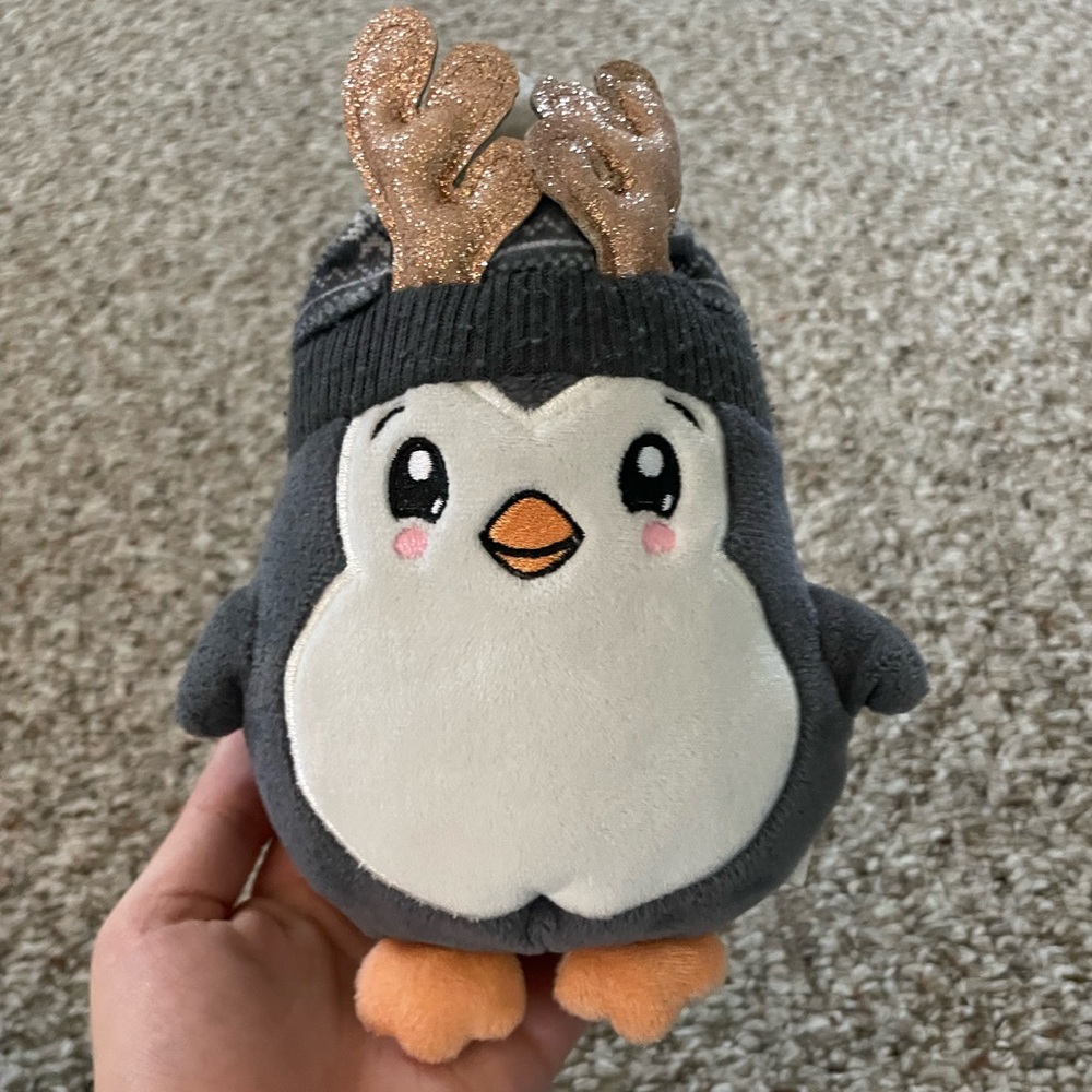 Winter adorable stuffed penguin!